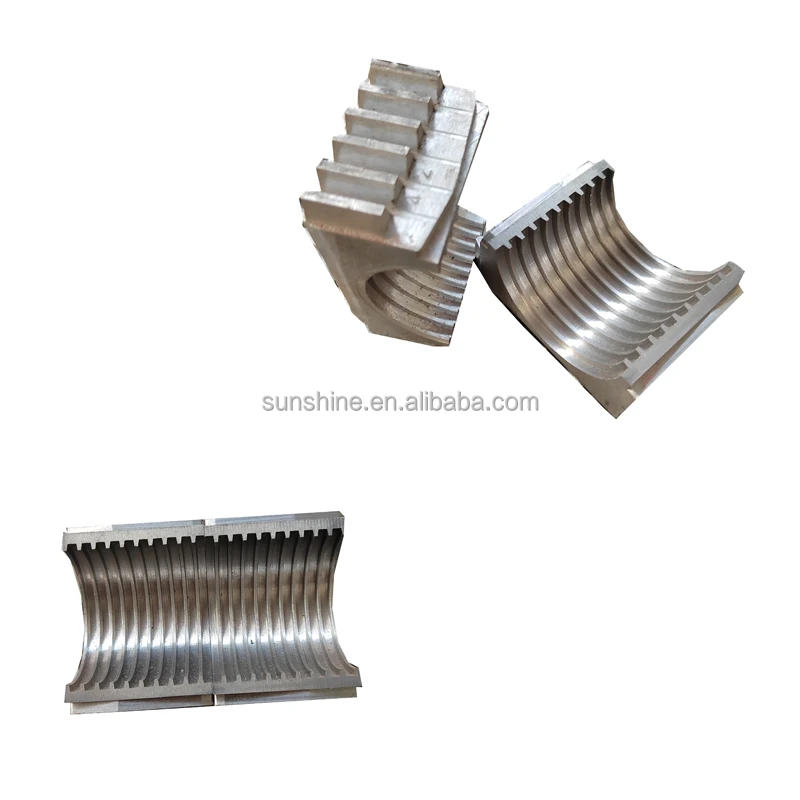 Plastic Pipe Extrusion Mould Block for Water Cooling Corrugated Pipe