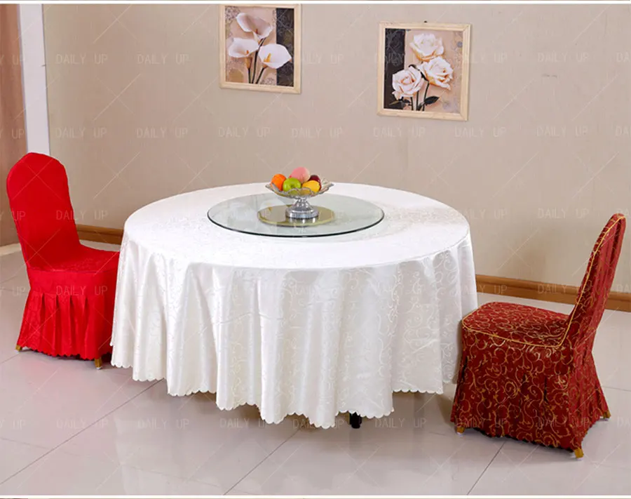 Foldable Dining Desk Solid Wooden Banquet Catering Hotel Round Table Sizes 4 5 6 7ft Hotel Restaurant Dining Hall Wedding Table