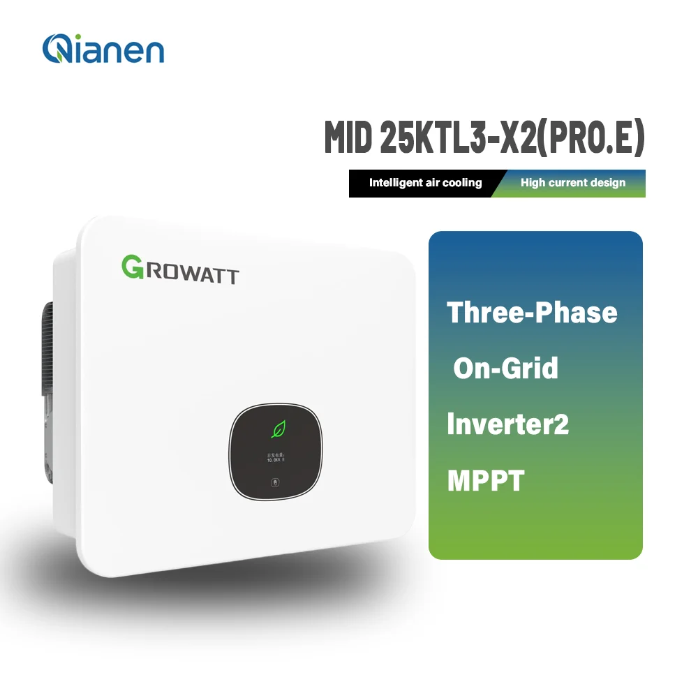 Growatt 25000W 3fázový solární měnič s výkonem 25kW MID25KTL3-X2 Wechselrichter solární bateriový měnič