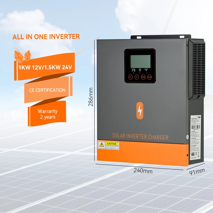 PowMr 1000W 1500W Single Phase Solar Inverter Built in 40A Charge ...