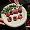 M73062 [Wabi-Sabi White] Black Truffle Dumpling Platter