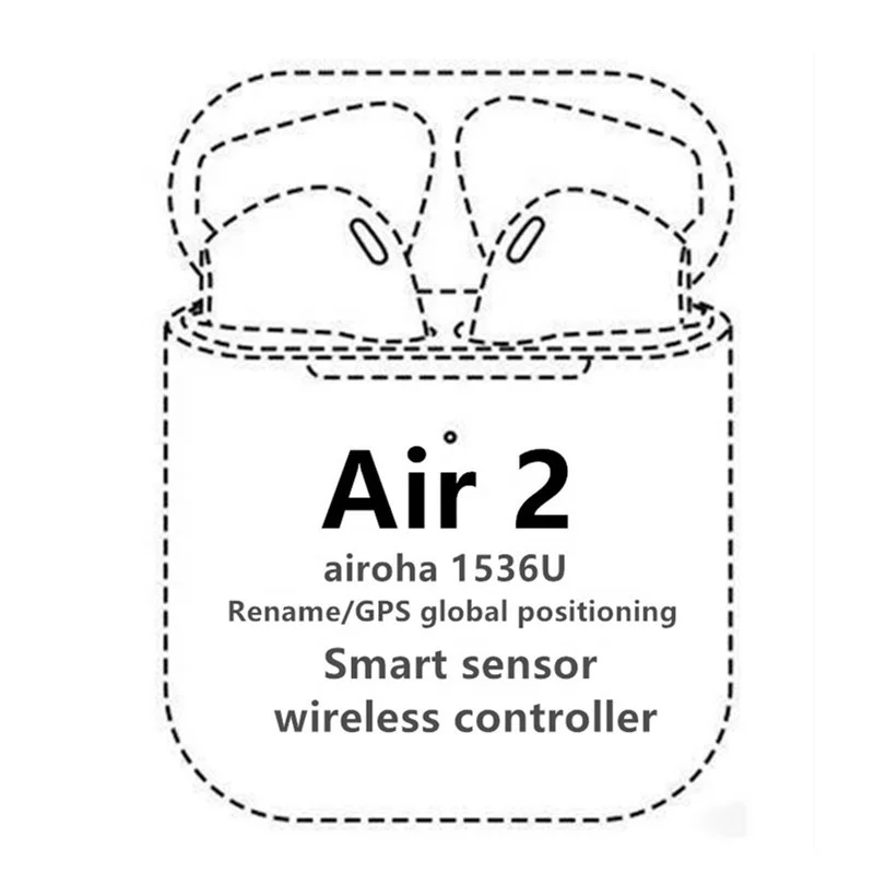 
2021 Airoha AIR2 портативный TWS наушники всплывающие окна Airoha 1536 чип Air 2 TWS наушники 