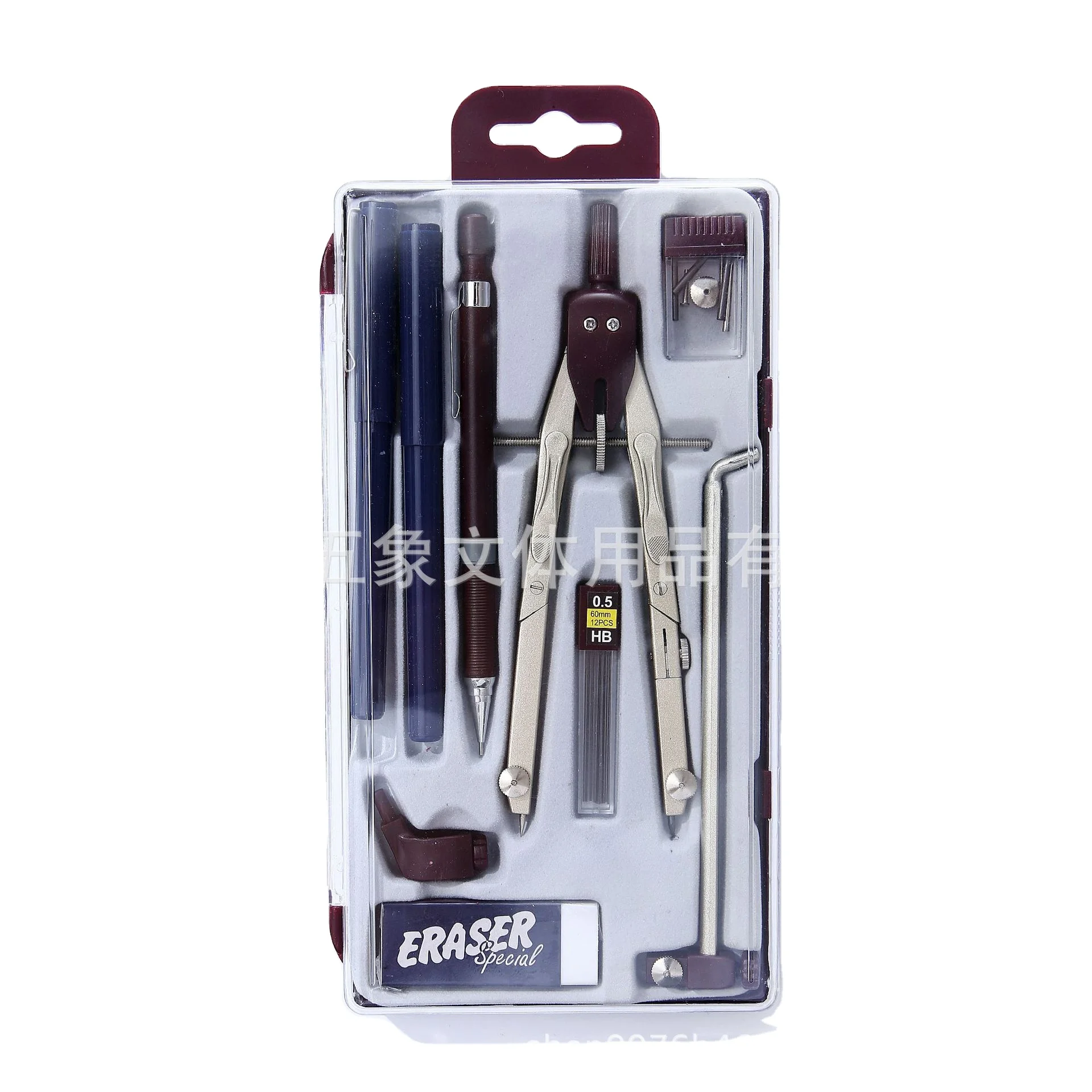 Новейший профессиональный геометрический математический набор для школьников фиксированный компас многофункциональный портативный нелегко