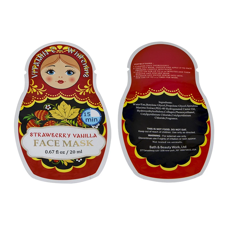 facial pack packaging bags