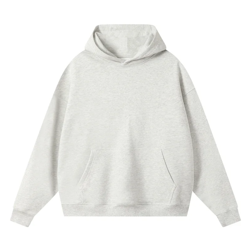 Supplier Wholesale 100% Cotton 400gsm French Terry Cotton Hoodies  Heavyweight Hoodie Sports Luxury Custom Puff Embroidery