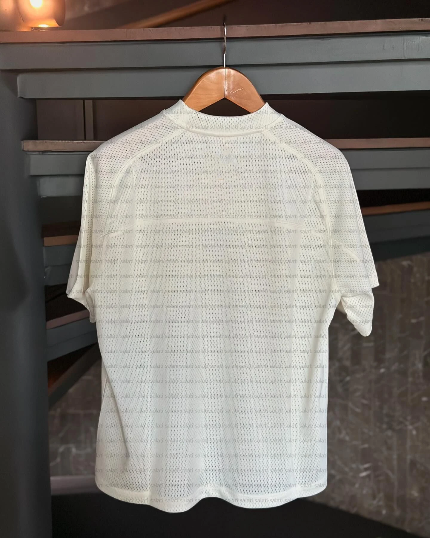 Salati Custom Jersey T-shirts Quick Dry Oversized Vintage Retro Boxy Mesh Basketball Soccer Wear Football Jersey Shirts for Men gallery 3