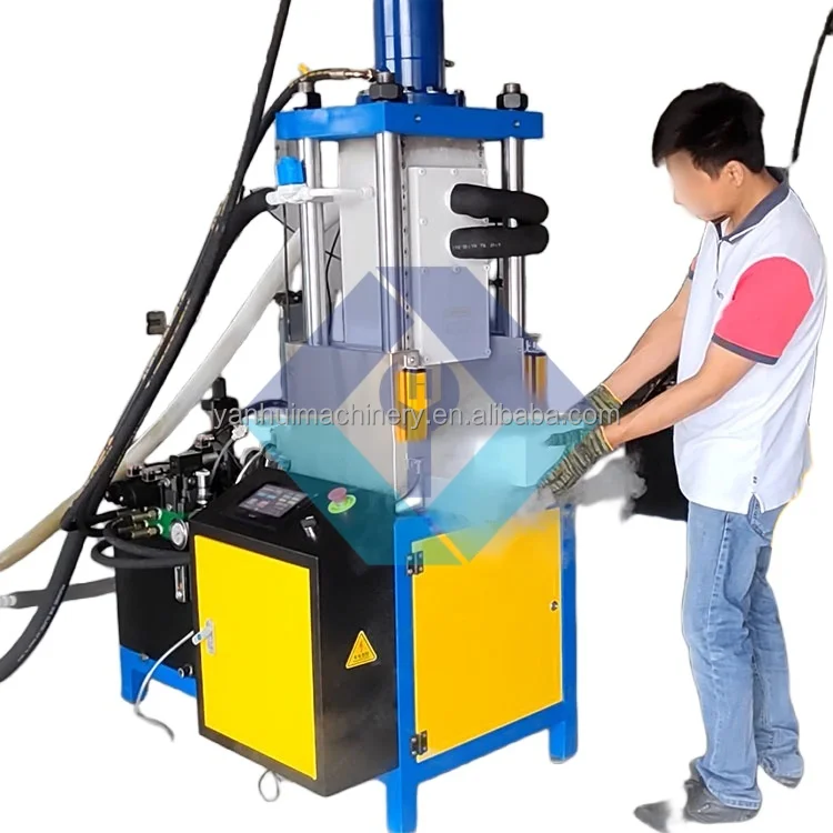 YANHUI Commercial Dry Ice Block Generator 1000Kg/hour Block Dry Ice Blasting Pellets Maker Making Machine With the Good Price