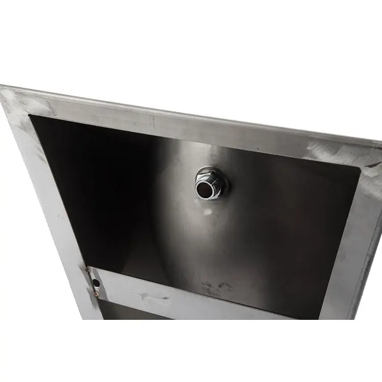 Hotel School Wall-Mounted Stainless Steel Men's Urine Bowl High Quality Public Toilet Metal Urinal