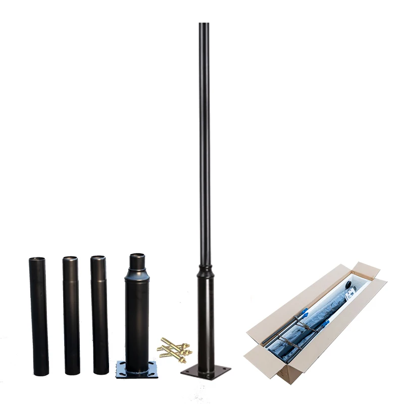 Good Design 1M 2M 3M 4M 5M Split Pole for Outdoor Streetlight Flood Light