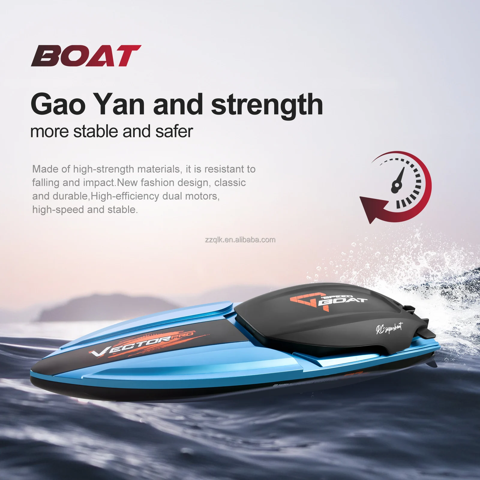 2.4ghz Rtr Remote Control Boat Toy With Selfrighting Rc Racing Boat