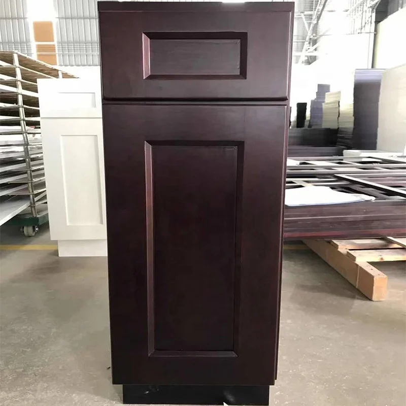 Factory Automatic Production Construction Building Hotel Apartment Flat Pack American Modern Kitchen Cupboard Wood Door