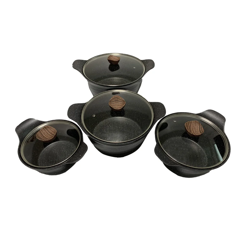 Aluminum Cookware Sets Frying Pan Mold Custom Cast Pot Set Mould Manufacture for Cooking Pot