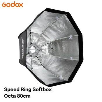 Godox Softbox 80cm Speed Ring Octagonal Softbox Double Soft Cloth with Bowens for Portrait Studio Blitz Speedlite Softbox detail image