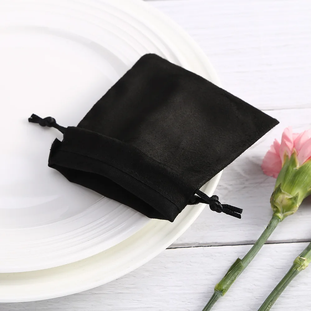 Sachet Pour Bijoux Small Gift Bags Microfiber Custom Jewelry Packaging