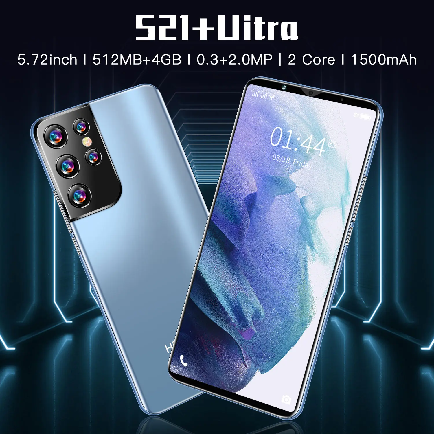 New S21+ Ultra China Custom Mobile Android Phones 5g Lte Smartphone