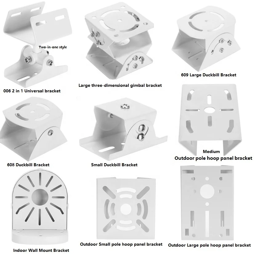 Universal Plastic Hemisphere Cctv Bracket and Wall Mount Dome Camera  Bracket and Wall Mounting Bracket for Cctv Camera