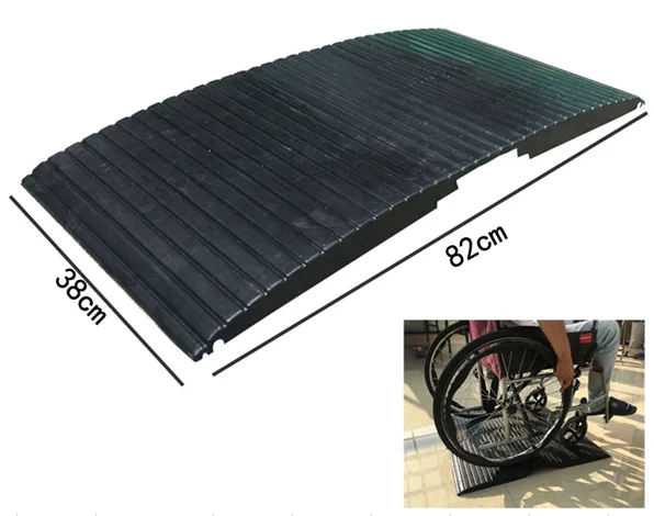 Bridge Ramp for Get in and Out of Houses, Rubber Threshold Ramps for Wheelchairs/Walkers supplier