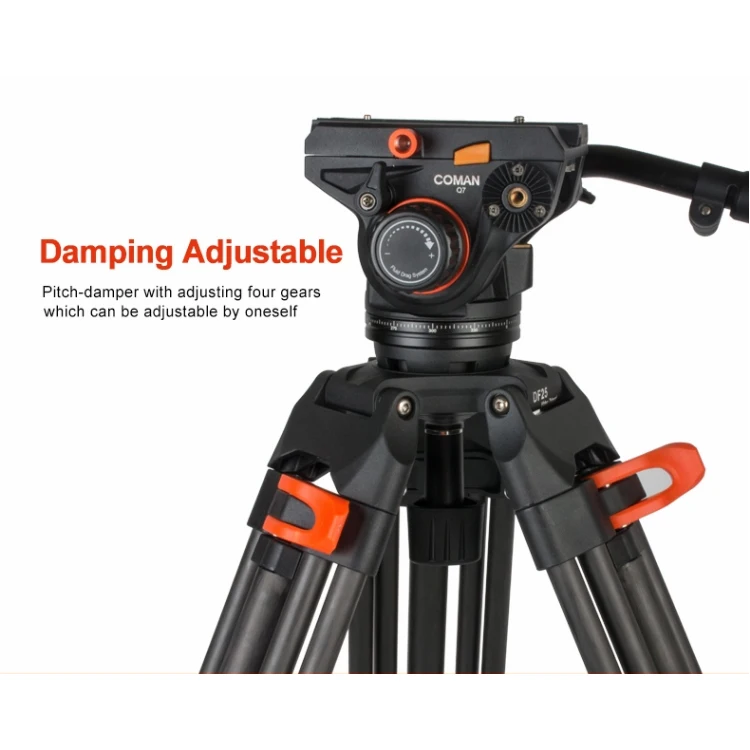 Coman high quality Video tripod kit DF25Q7 camera photography tripod stand