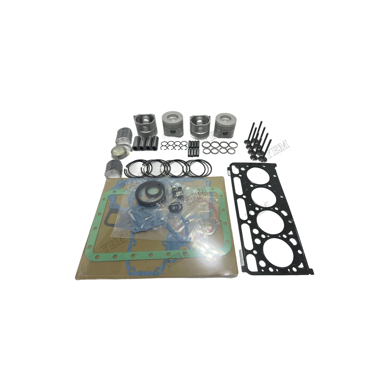 V2003 Engine Overhaul Rebuild Kit (No Liner) for Kubota V2003M V2003T Engine Parts Manufacturer