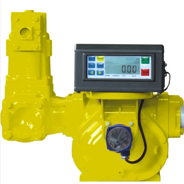 M-50 Flow Meter Diesel Gasoline Rotary Positive Displacement Meter mechanical flow meter with valves Digital Fuel Flowmeter