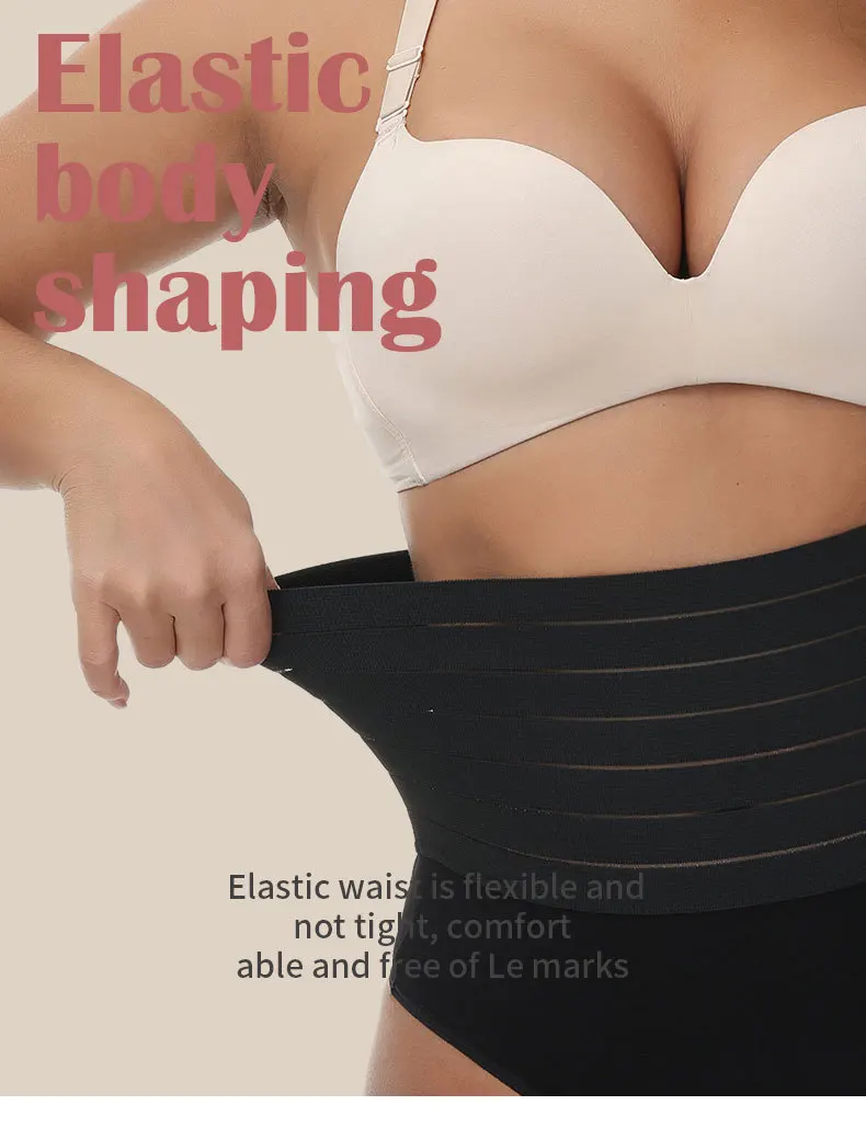 wholesale shapewear women thong slimming high waist butt lifter tummy control seamless panty shaper