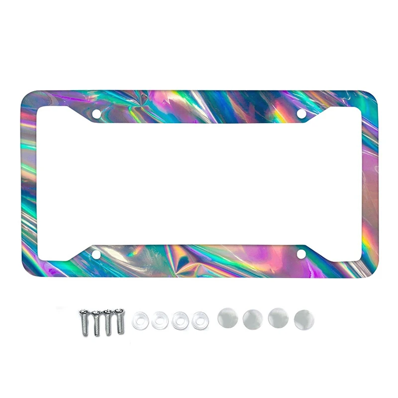 Stainless Steel Car Accessories 2024 Custom Design License Plate Frame for USA