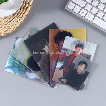 kpop merchandise custom 3D lenticular printing business photo card photocard postcard for K-pop