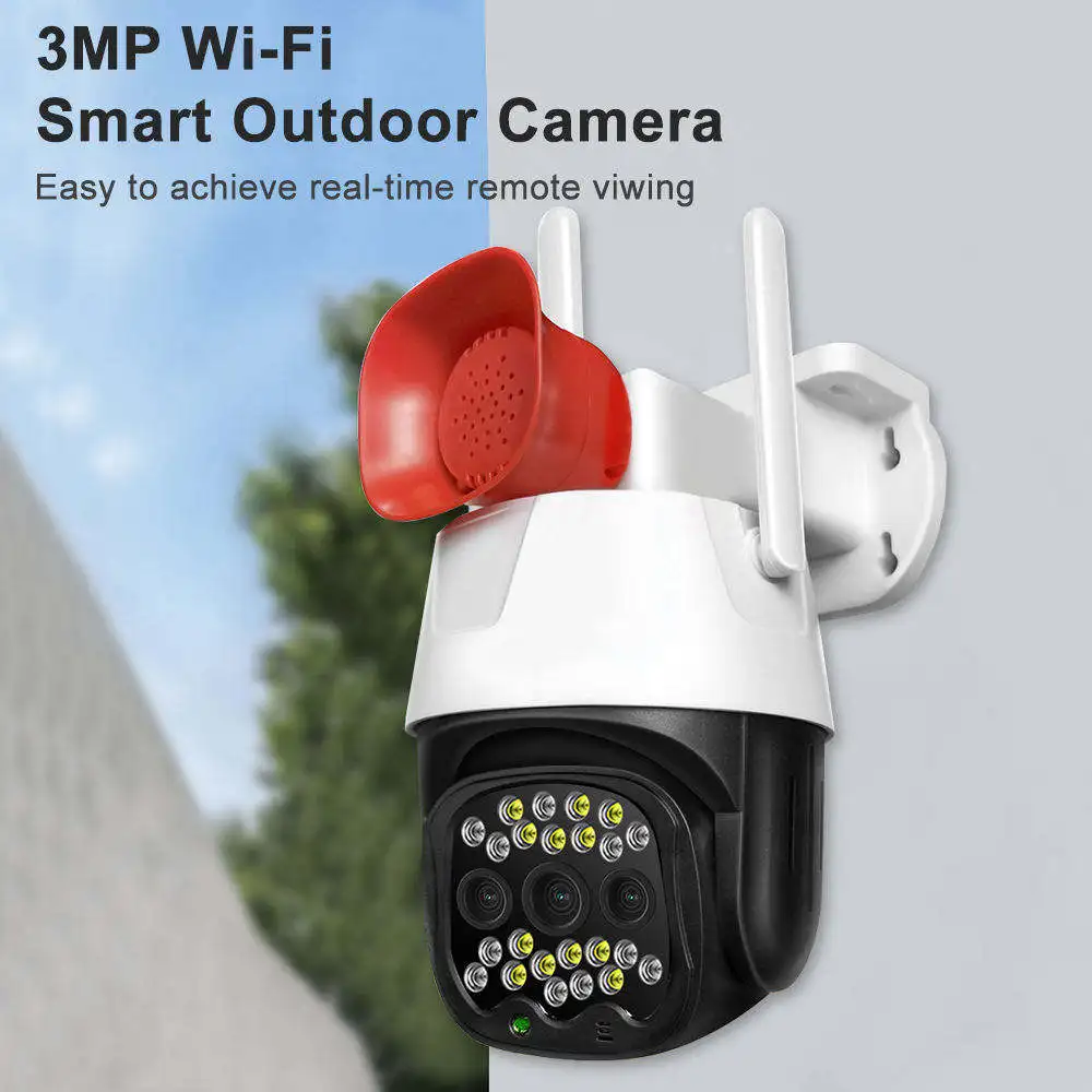 Smart Security Camera System Wireless With Wifi Siren Alarm 2mp V380 Smart Home Security Wifi Camera