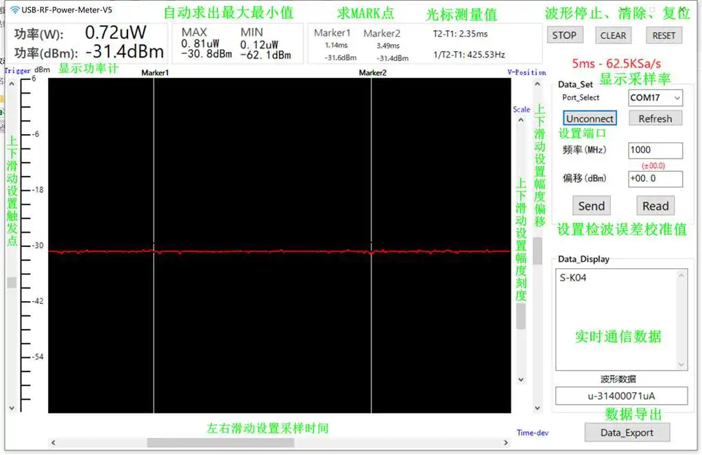 N-type RF Power Meter V7 10ghz - High Performance RF Module