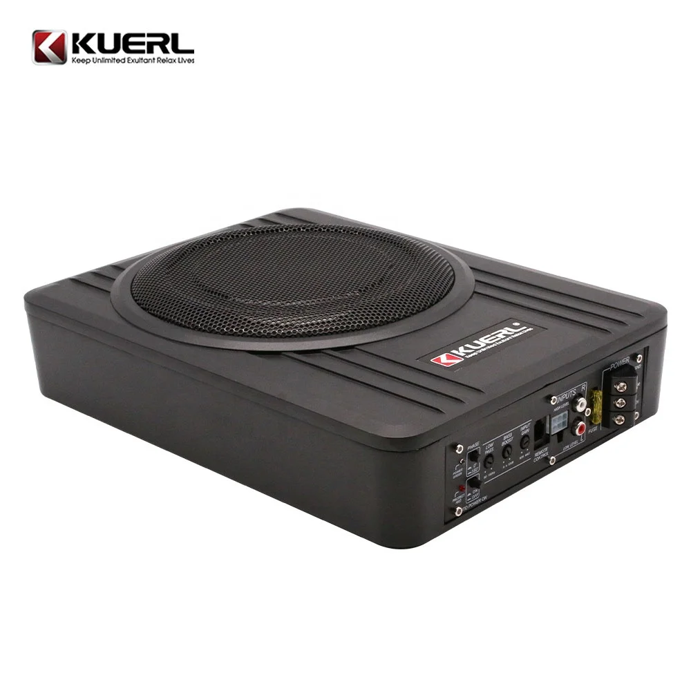 Kuerlカーサブウーファーオーディオフラットサブウーファーハイ