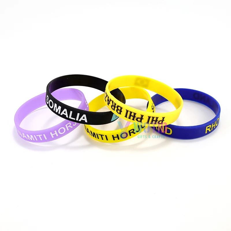 product custom promotional gift cheap silicone wristband keychain rubber bracelet sports event festival elastic hand ring sweat band-7