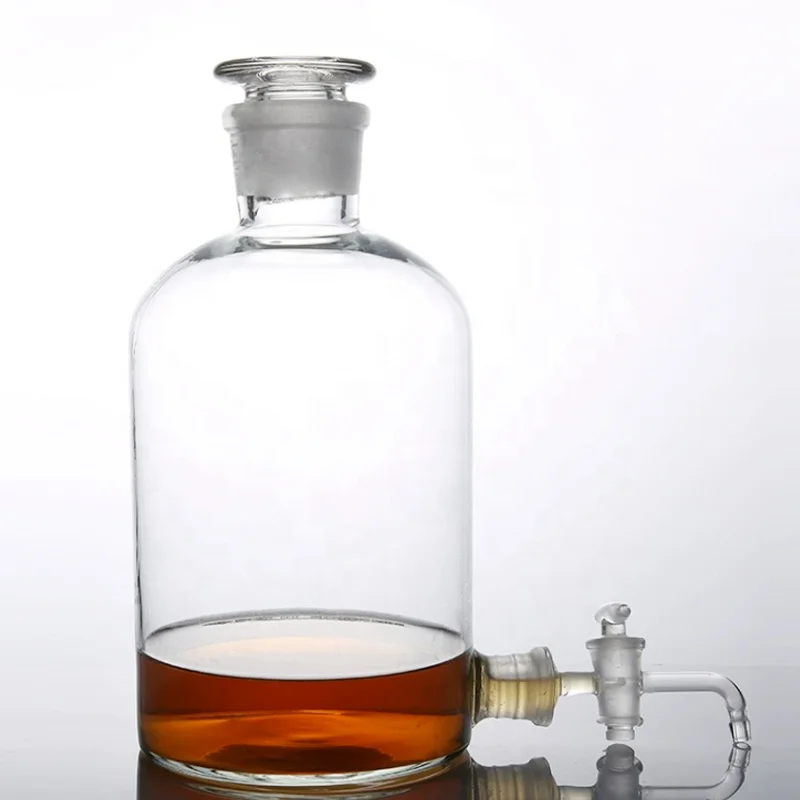 Tiandi Lab 1000ml Glass Aspirator Bottle With Outlet for Tubing