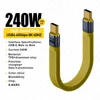 16 USB4.0 Type-C male to male straight head 40Gbps/240W yellow