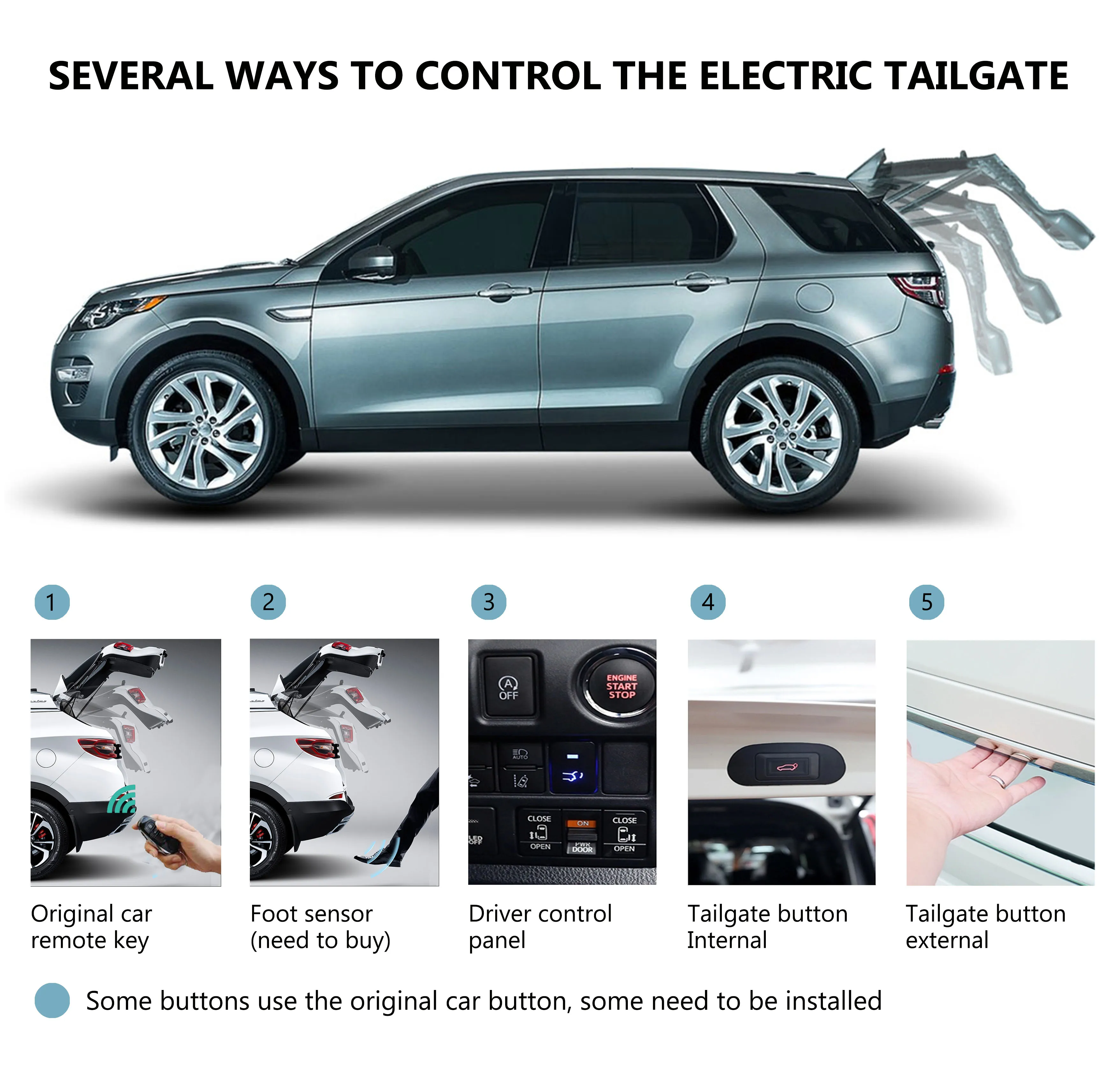 Electric Tailgate Lift For Toyota Alphard Vellfire 2015+ Auto Tail Gate