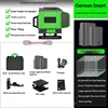 1. Nivel láser verde de 8 líneas (configuración estándar)
