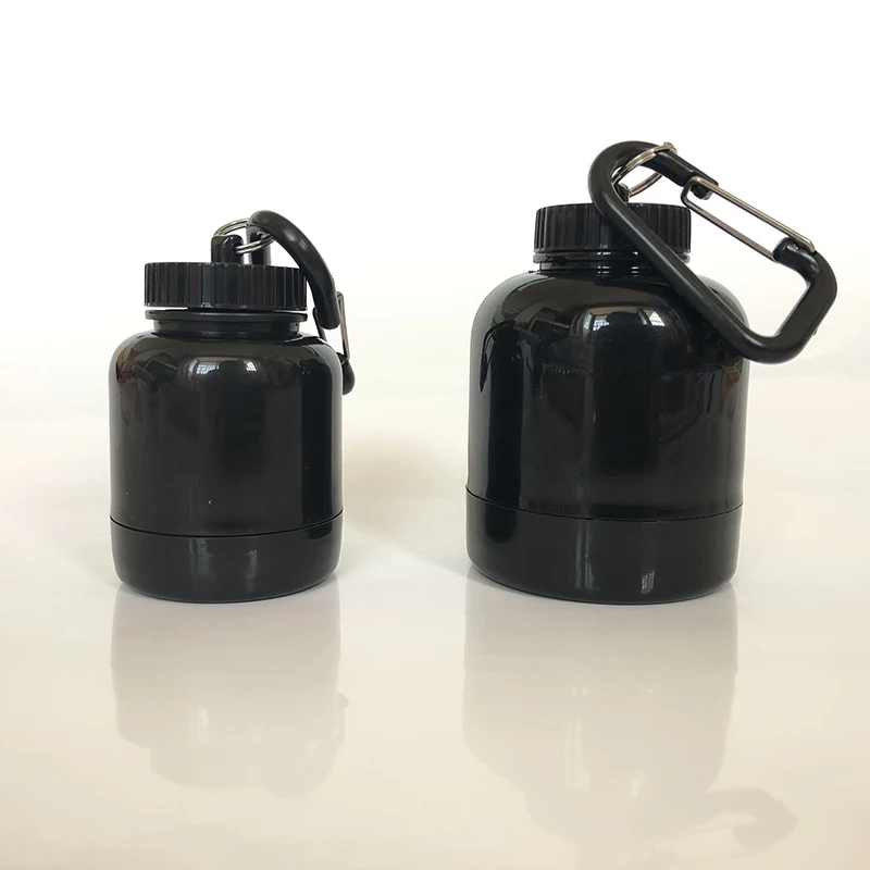 Hot Sale 100ml 200ml Keychain Supplement Funnels Gym Whey Powder