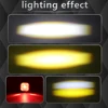Blanc/Jaune/Stroboscope/Oeil de Démon Rouge