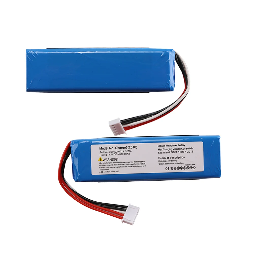 Standard Replacement Li-polymer Battery for JBL Flip 5/4/3/2/1 Rechargeable Speaker Battery for Charge 5/4/3/2/1 Battery Pack