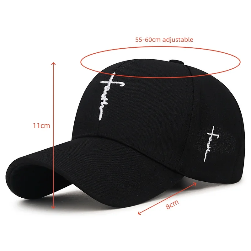Embroidered Baseball Cap Size Detail