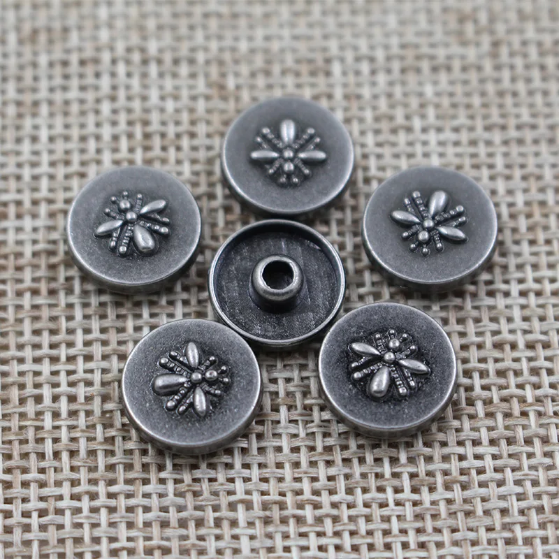 Manufacture Bee Pattern  Metal Jeans Suitcase Rivet for Garment and Handbags