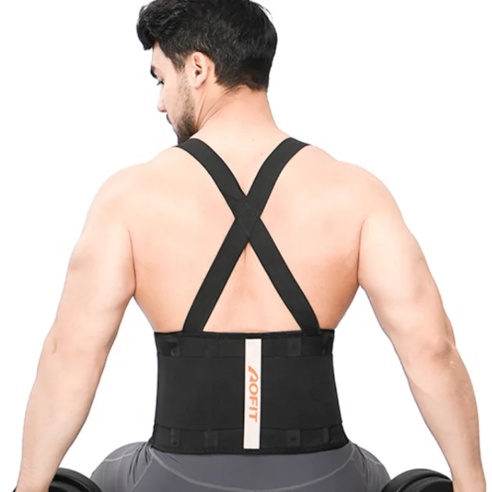 adjustable shoulder straps lower back brace