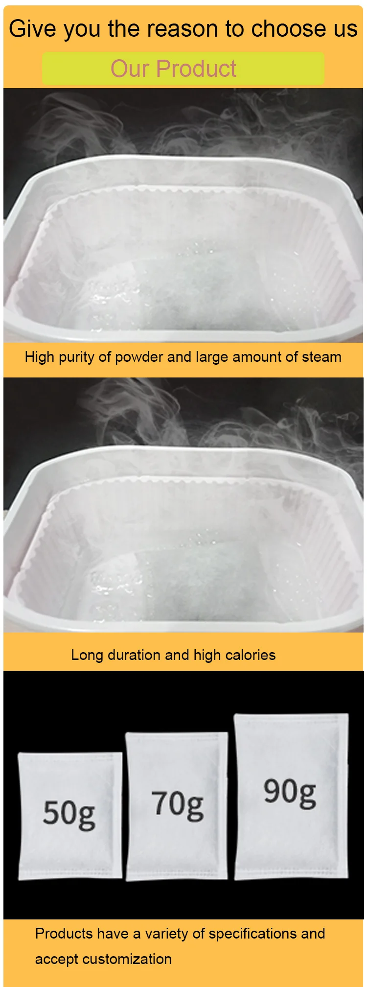 Hot Selling Selfheating Bags For Food Heating Pack To Solve Takeaway