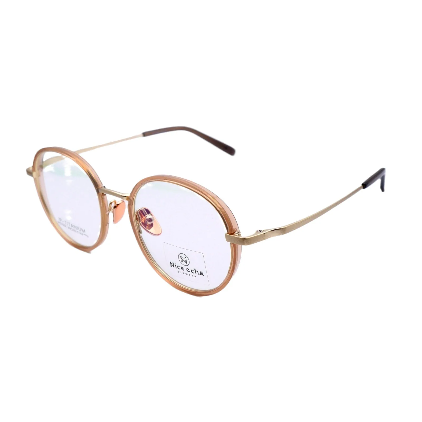 ECHA Instrument Color Manufacturers Direct RS7604 Men and Women Titanium Frame Glasses Myopia Guangzhou City