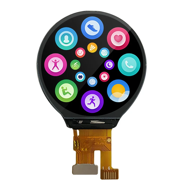 1.09" Inch Ips Tft Lcd Circular Display 240x240 Dot Resolution With ...