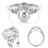 Oval Three Stone