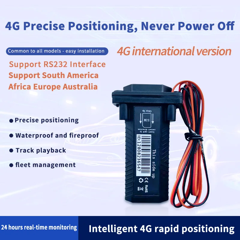 Vehicle Tracking System Waterproof GPS Tracker GPS Tracking 4G Fuel Level Sensor