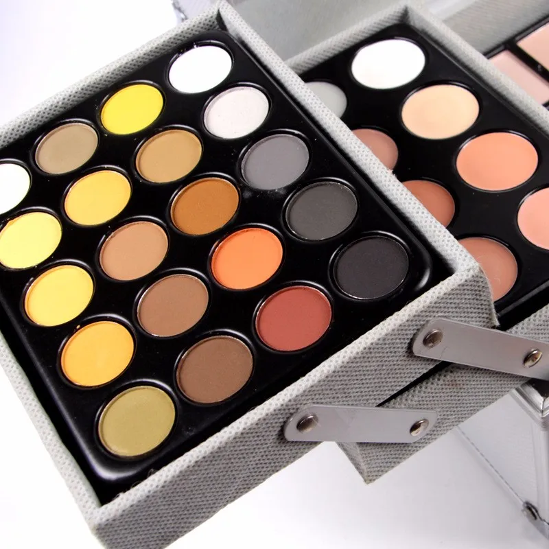 Factory Price Custom Design Portable Cosmetic Set Box Colorful Makeup Kit Full Set Beginners Women Students Long Lasting