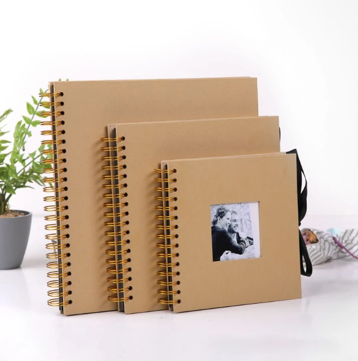 OEMPROMO Custom Environmental Kraft Paper DIY Scrapbook Photo Album