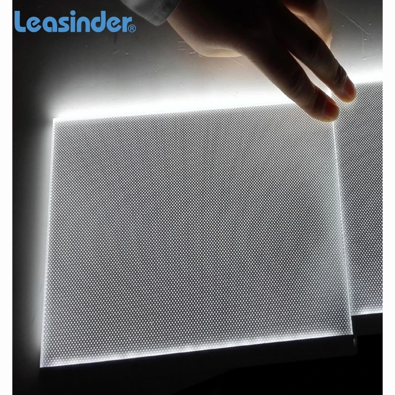 High Transparency and Brightness PS LGP Sheet for Light Box and Outdoor Decoration Custom Cutting Processed