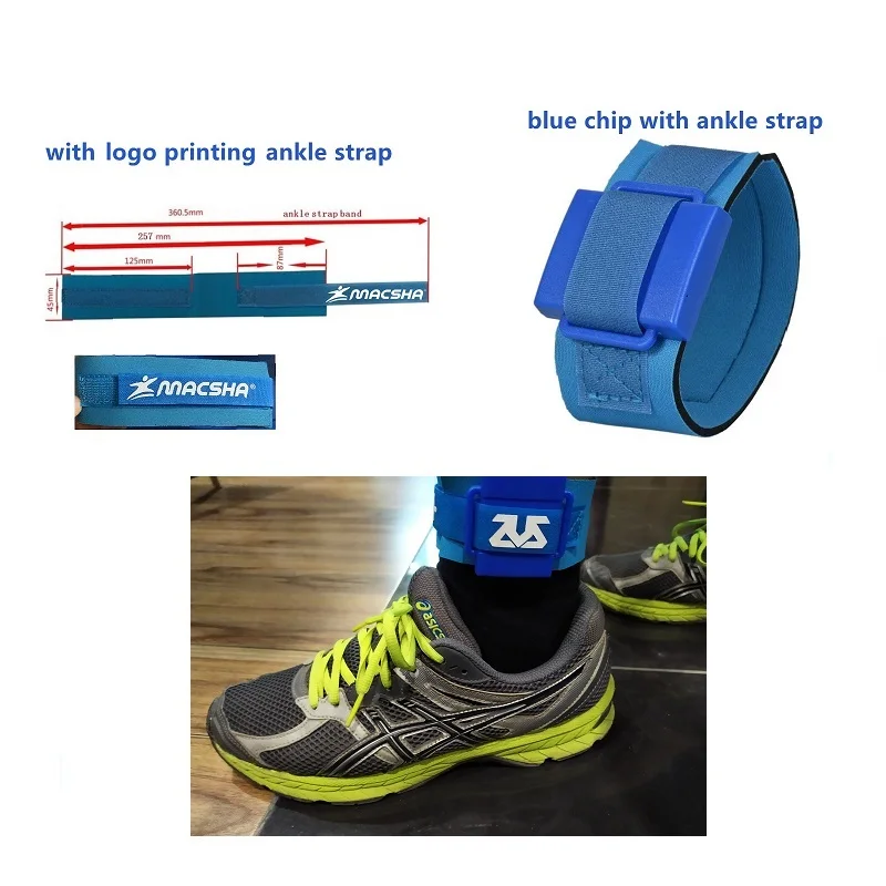 Long-Range 1-6M Reusable UHF RFID Wristband Ankle Tag 860-960MHz Passive EPC Gen2 Triathlon Timing Chip for Swimming Cycling MTB
